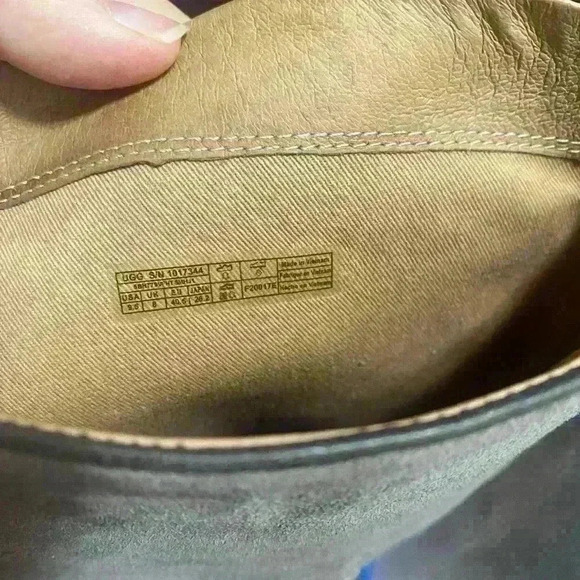 UGG Gracen Tan Suede Riding Boots 1017344 - Picture 7 of 12